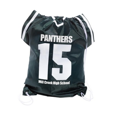 T Shirt Shaped Jersey Drawstring Backpack