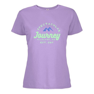 Ladies 30/1's Soft Spun Tees 4.3 oz