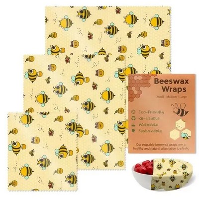 Eco-Friendly Reusable Beeswax Food Wraps