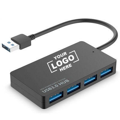 4 Port USB 3.0 Hub with Fast Charging