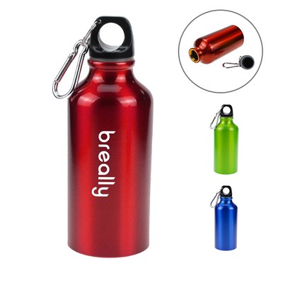 14 Oz. Aluminum Sports Watter Bottle