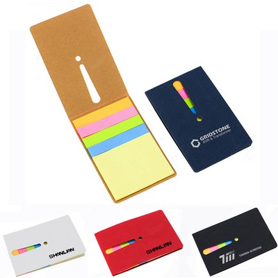 Eco 5-color Sticky Notes and Flags Booklet