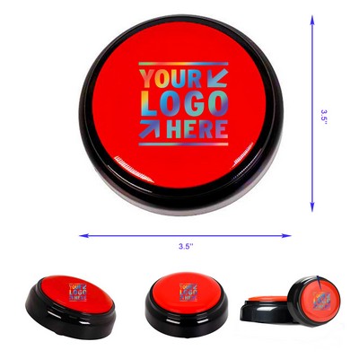 30 Second Recordable Sound Button Talking Message Button