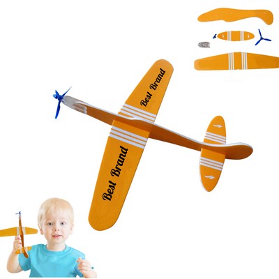 Three-Dimensional Foam Cardboard Airplane Toy