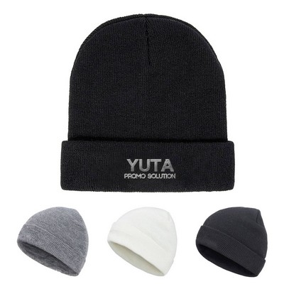 Autumn/Winter Fashion Embroidered Knitted Hat