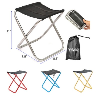 Camping Fishing Picnic Travel Hiking Portable Lightweight Folding Aluminium Stool