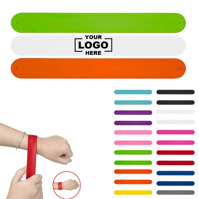 Adjustable Silicone Slap Bracelet