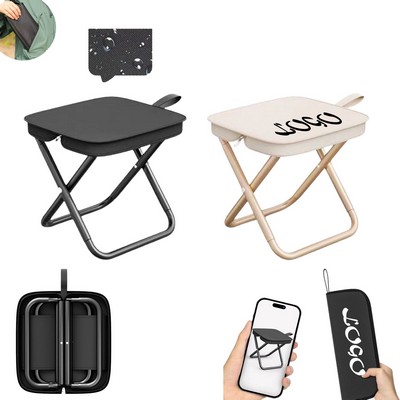 Portable Outdoor Zipper Hand Bag Folding Stool