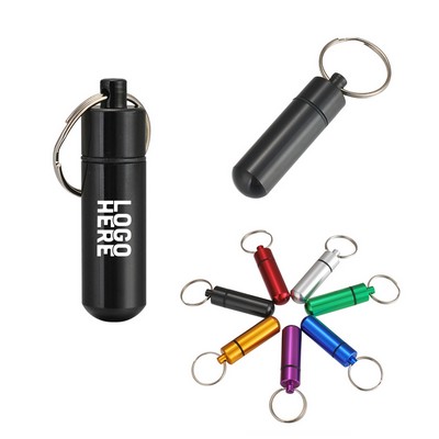 Waterproof Pill Case Keychain