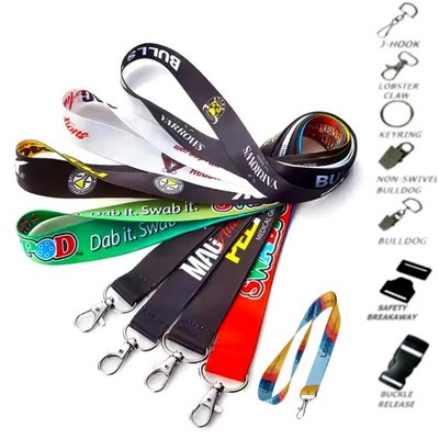 3/4" Dye-Sublimation Lanyards