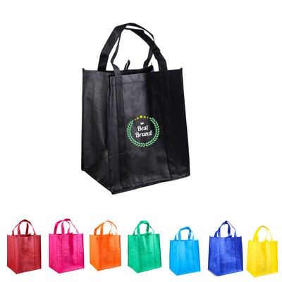 Reusable Non Woven Tote Bags With Reinforced Handles