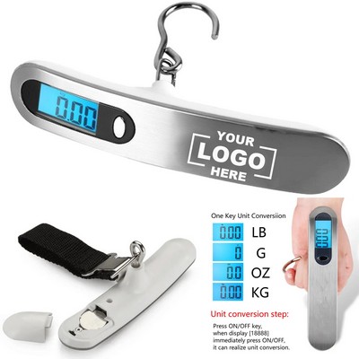 Portable Digital Travel Luggage Scale Stainless Steel