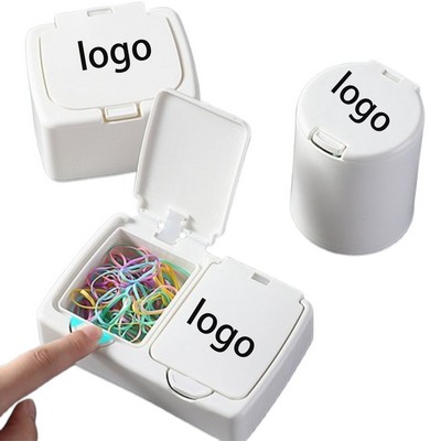 Press-Type Desktop Mini Storage Box Set Of 3 For Office