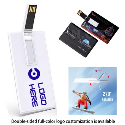 Custom Credit Card Usb Flash Drive(4Gb)