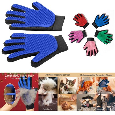 Upgrade Pet Grooming Gloves Cat Brushes