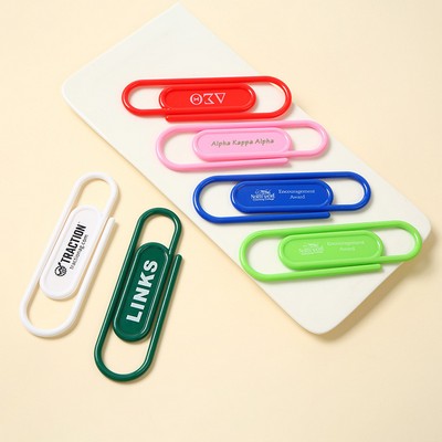 Colorful ABS Paperclip with Logo