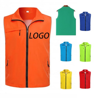 Windproof Softshell Sleeveless Running Jacket