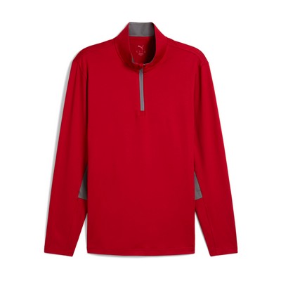 Puma® Pure 2.0 1/4 Zip Sweaters- Dark Crimson