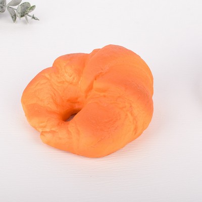 Squishy Croissant Bread Roll Shape Stress Reliever