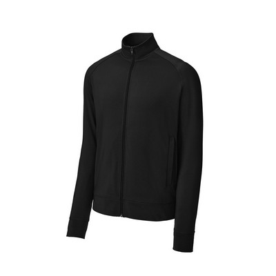 Sport-Tek® Sport-Wick Stretch Full-Zip Cadet Jacket