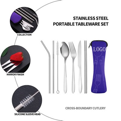 Cutlery Utensils Straws Kit