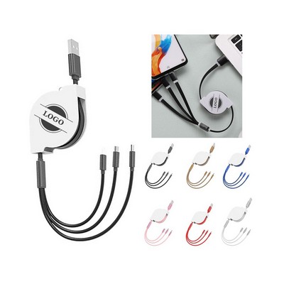 Retractable USB Data Charging Cable