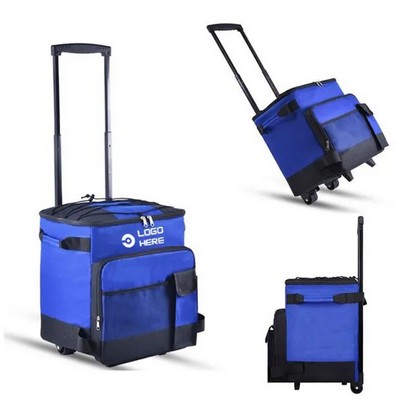 Wheels Rolling Camping Cooler Bag