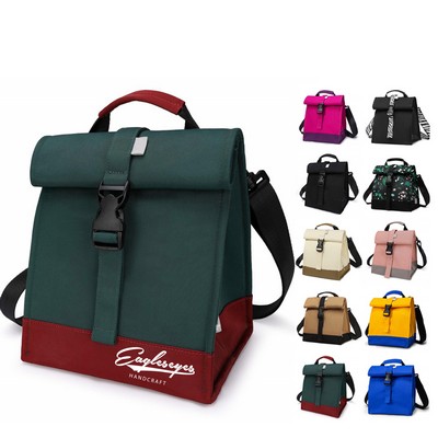 Roll Top Insulated Lunch Backpack