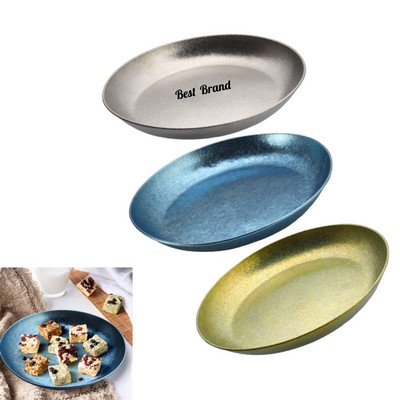 Pure Titanium Colorful Plate