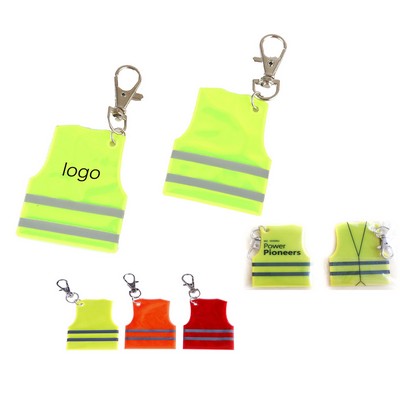 Reflective Vest Keychain