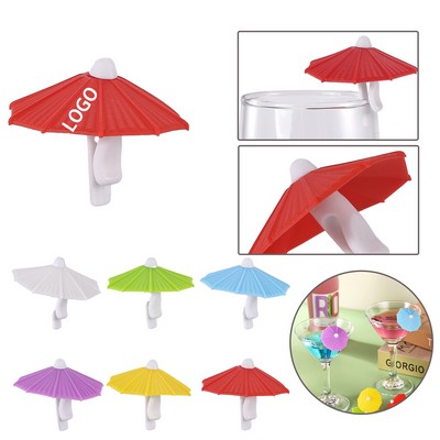 Silicone Umbrella Wine Glass Markers