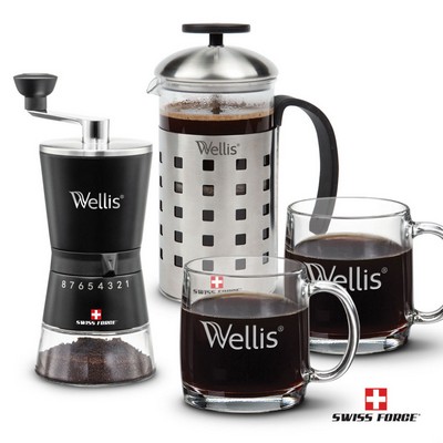 Swiss Force® Coffee Press, Grinder & Nordic Set