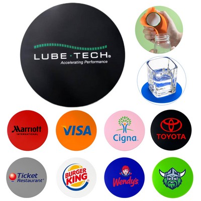 Full Color Silicone Jar Opener Coasters