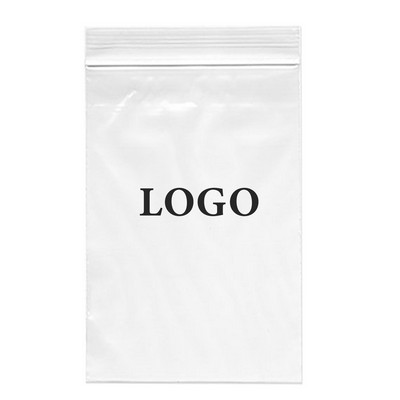 Zip Lock Bags 2 Mil. (Ink Imprinted) 8" x 12"