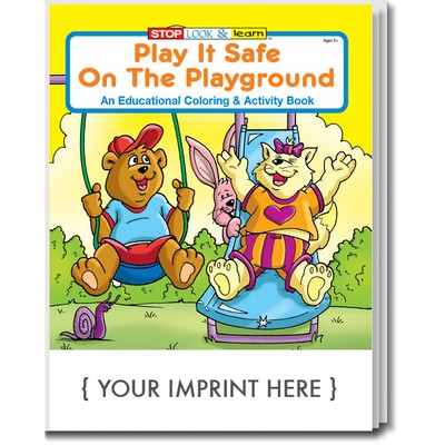 Play It Safe On The Playground Coloring Book