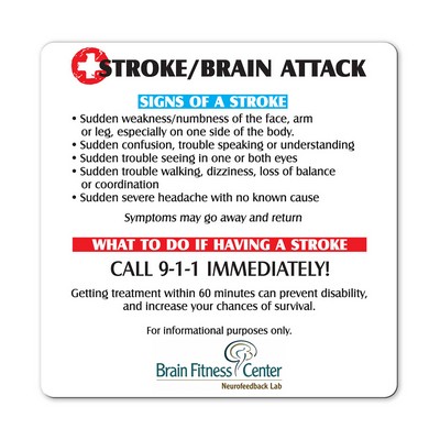 Health & Safety Stroke/ Brain Attack Magnet