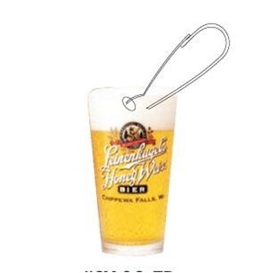 Beer Glass Zipper Pull