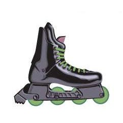 Roller Blade Lapel Pin