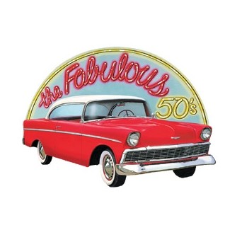 Fabulous 50's Sign (18"x25")