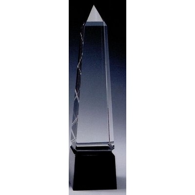 Eminence Obelisk Crystal Award (10"x2 3/8")