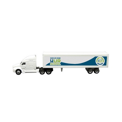 8" Die Cast Replica Traditional Transport Hauler w/ Decals on Hauler