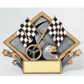 Racing Diamond Plate Award - 6"