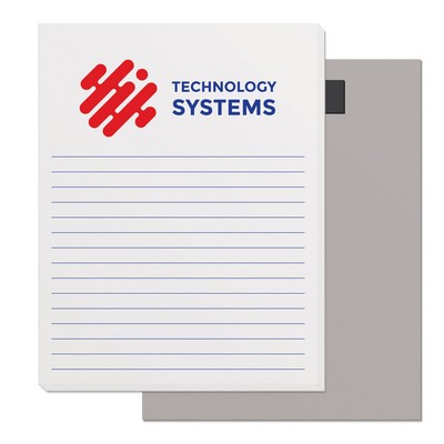 50 Page Magnetic Note-Pads with 2 Custom Color Imprint (4.25"x5.5")