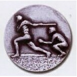 Stock Newport Mint Medal - 1 1/2" (Baseball)