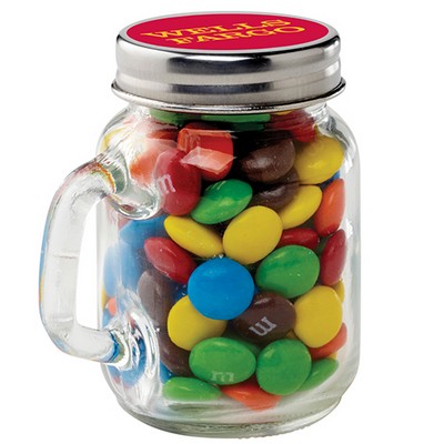 Glass Mini Mason Jar w/ Handle - M&M's®