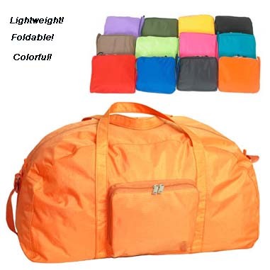 U-Zip Lightweight Folding Sports Bag (Screen printed)