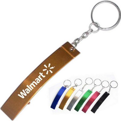 Bridge Aluminum Bottle Opener w/Keychain (2 Week Production)