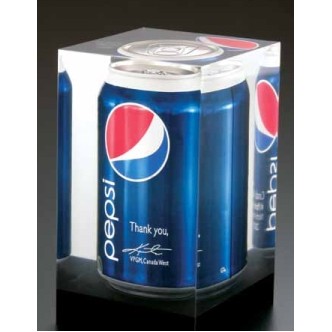 Lucite Pepsi Can Embedment Award