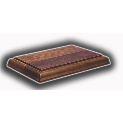 Solid Walnut Bases - Rectangle Base (3/4"x10"x5")