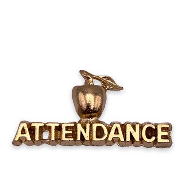 Attendance w/Apple Lapel Pin